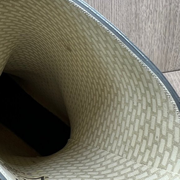 Hunter Rain Boots Womens Size 7 Verbier Tall Lace Up Detail Wedge Rubber Gray - Picture 9 of 10